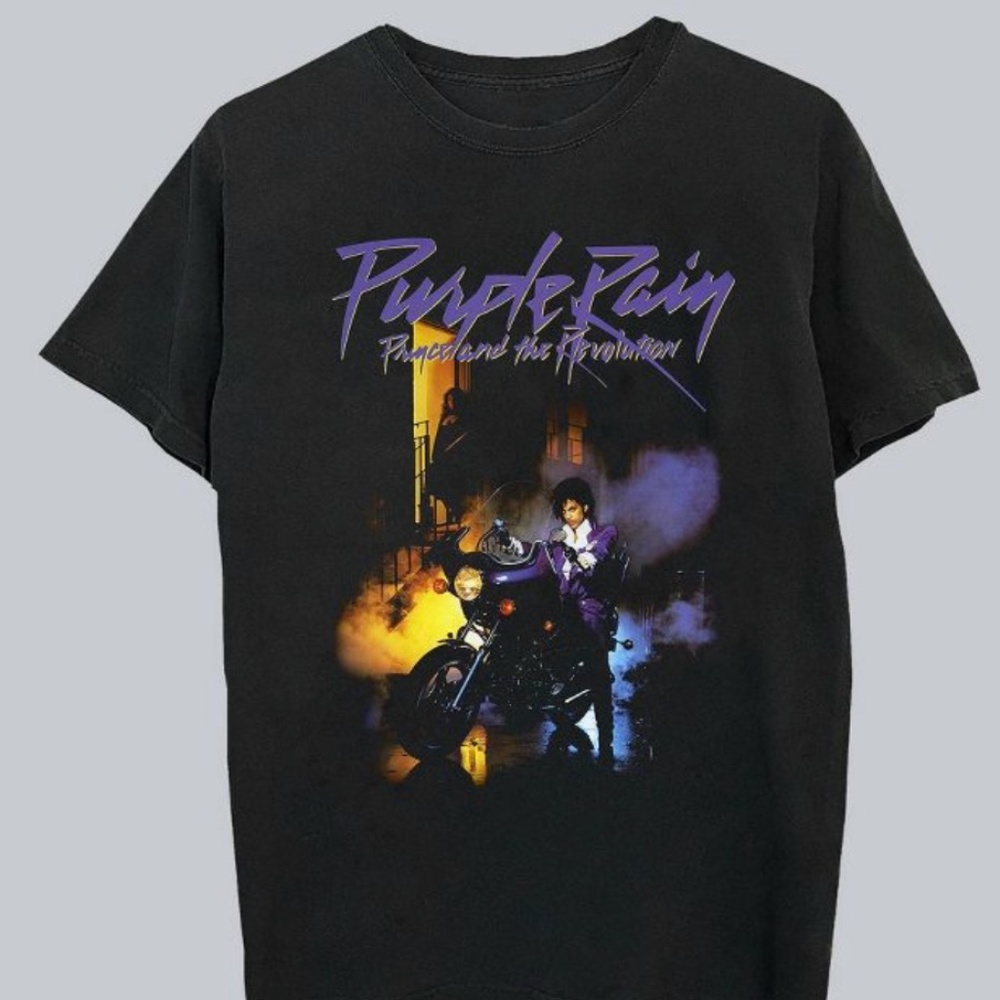 Prince Purple Rain Short Sleeve Graphic T-Shirt